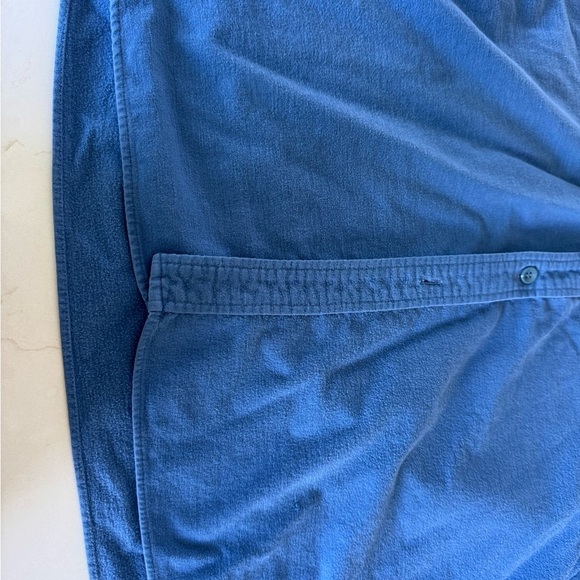 Vintage 80's L.L. Bean Men's Cotton Flannel Washed and Worn Buttondown 16.5 Long - Picture 12 of 12